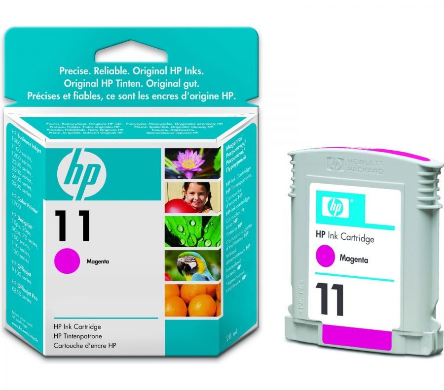 vijver Gevoel van schuld Trein HP 11 Magenta Dye Ink Cartridge (28 ml) - C4837A | The Wide Format Company